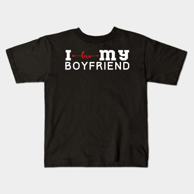 I Love My Ex Girlfriend Kids T-Shirt by HobbyAndArt